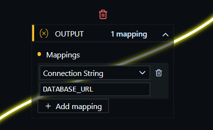 Neon output mapping